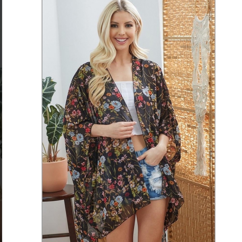 Wildflower Floral Kimono